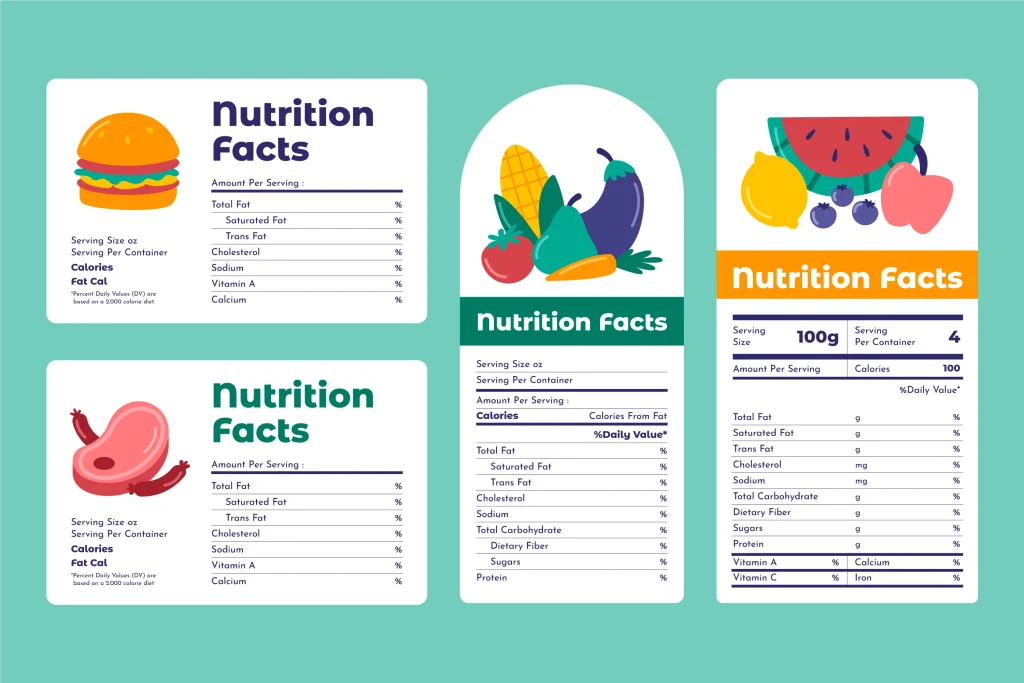 nutrition label