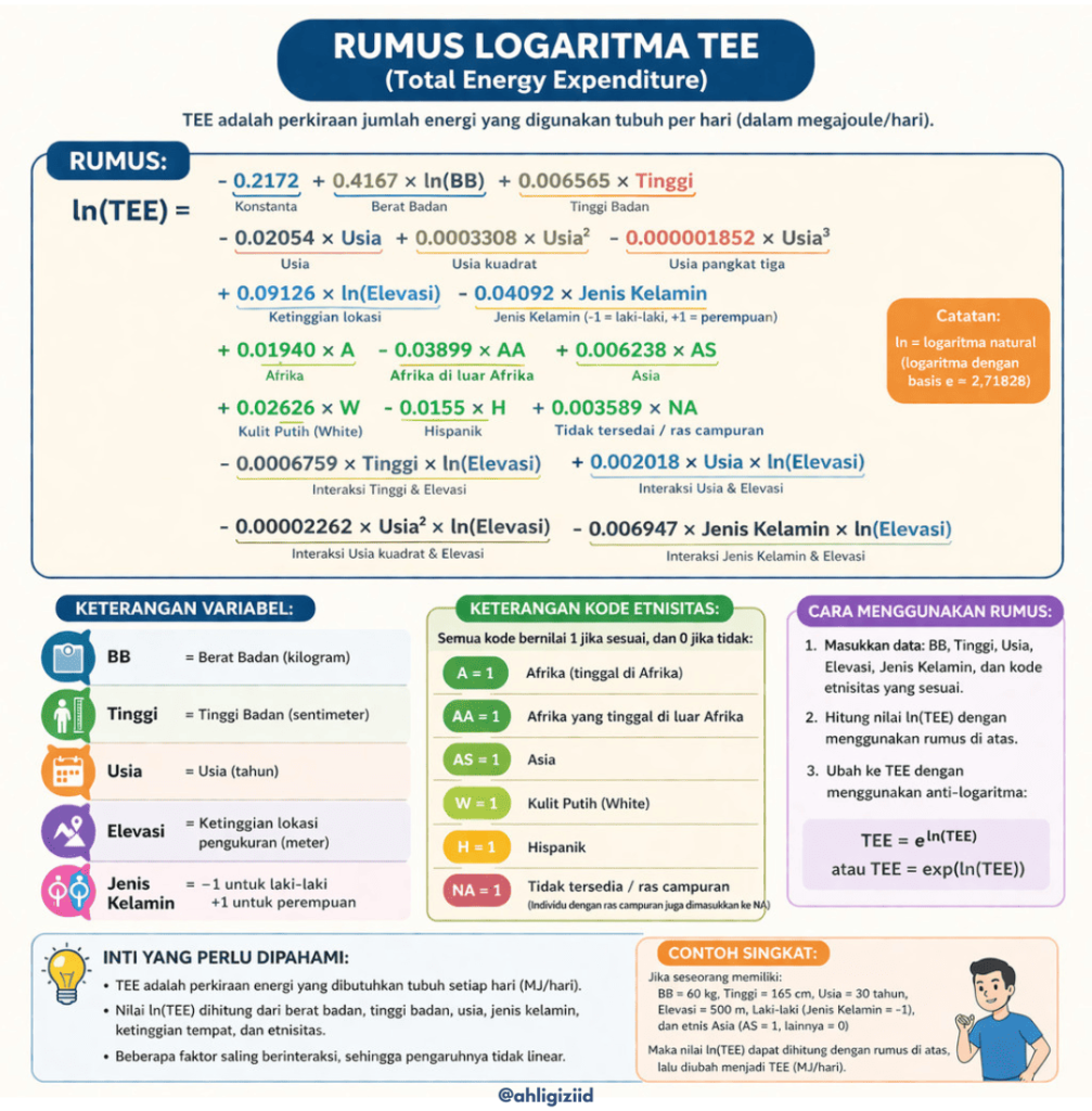 rumus TEE